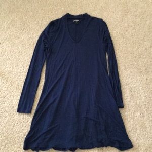 Express trapeze dress with choker detail